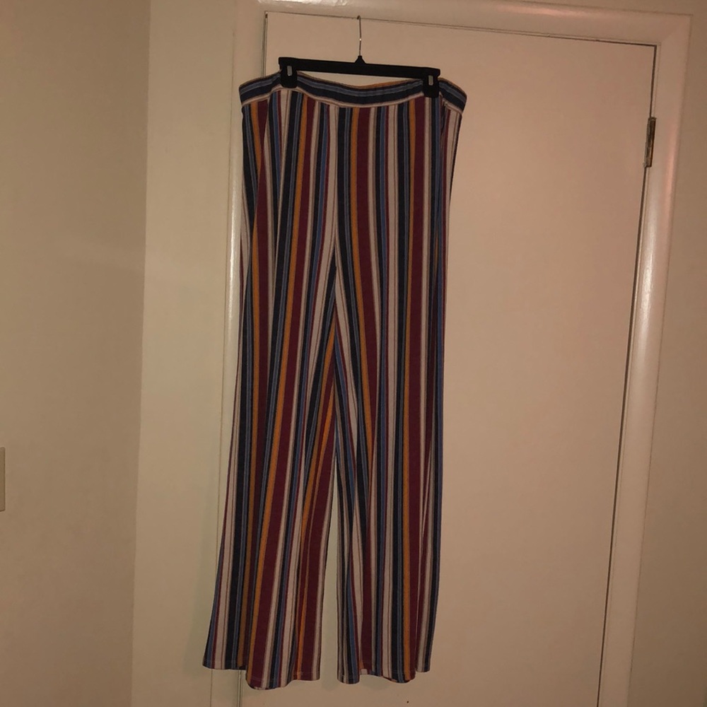 Fall Color Wide Legged Pants